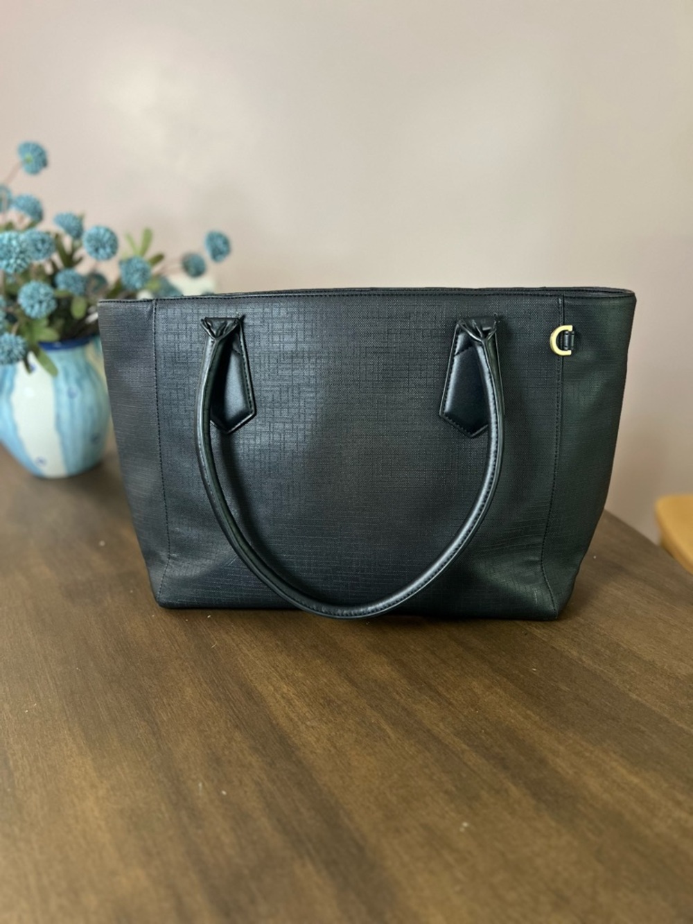 Dagne Dover Signature Tote Bag Black